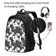 thumbnail image 2 of Fotbe Black And White Sheeps Mochila con Estampado y Puerto USB para Hombre y Mujer, Mochila Antirrobo, Mochila de Viaje, Mochila Escolar, Mochila Universitaria, 2 of 7