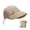 Khaki, variant on Women's Foldable Fisherman Sun Hat, UPF 50+ Wide Brim Adjustable Drawstring Cap for Vacation Outfits, Outdoor Walking & Beach Summer Wear Black One Size