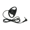 thumbnail image 1 of Auriculares en forma de d de 5 piezas connchuffuffufe de 3,5 mm, cable en espiral, SE adaptan a Cualquier Oreja, Uso Exterior Para Radios Bidireccionales, Negro, Compatible Con, 1 of 7