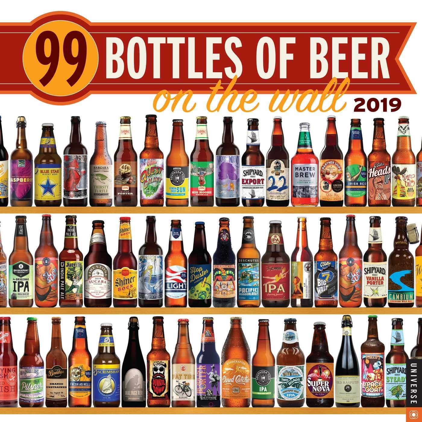 99 Bottles of Beer on the Wall 2019 Wall Calendar (Calendar)