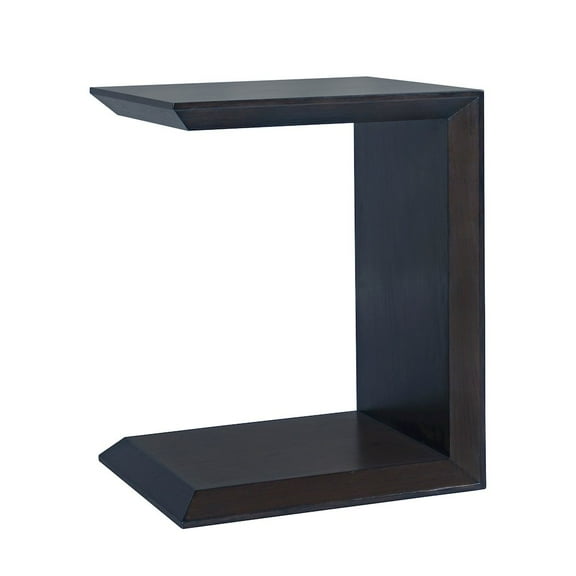 Jofran Nobu Modern Beveled Angle Wood Accent End C-Table