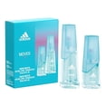 thumbnail image 1 of adidas Moves for Her Set de regalo de 2 piezas, notas de pomelo, manzana verde y menta, fragancia femenina, fragancia deportiva de larga duración, tamaño de viaje, 1 of 2
