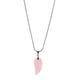 thumbnail image 2 of Cadena de Collar Hugo con colgante de piedra de cristal tallada a mano con ángel rosa, 2 of 5
