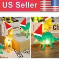 thumbnail image 5 of PURELY- 10 Led Christmas Dinosaur String Lights Outdoor Garden Party 1.5M Xmas, 5 of 6