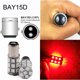 thumbnail image 1 of 2 piezas 1156 P21W BA15S 1141 27 SMD 5050 Luz de señal de giro bombilla de freno antiniebla trasera LED blanco ámbar rojo Hielo Azul 12V 24V 1157 BAY15D P21/5W BAU15S PY21W huangjie unisex, 1 of 2