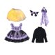 thumbnail image 3 of Kawaii Sanrio Kuromi Spring Autumn Girl Cute Cartoon Lolita Dress Birthday Party Role Play Tutu Pretty Dress Dress Gift Girl, 3 of 5