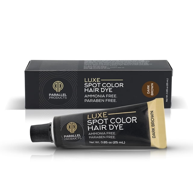 Parallel Products - Luxe Color (Marrón oscuro) - Tinte para el cabello en crema - 25 ml - Tinte para coloración puntual profesional - Cubre las canas - Retoque de raíces