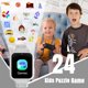 thumbnail image 5 of Reloj inteligente Tixpc para niños y niñas con 24 juegos, cámara y música, de 3 a 12 años, 5 of 6