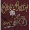 thumbnail image 2 of Betty Boop Cartoon Traveling Biker Women's T Shirt Ladies Tee Brisco Brands S, 2 of 6