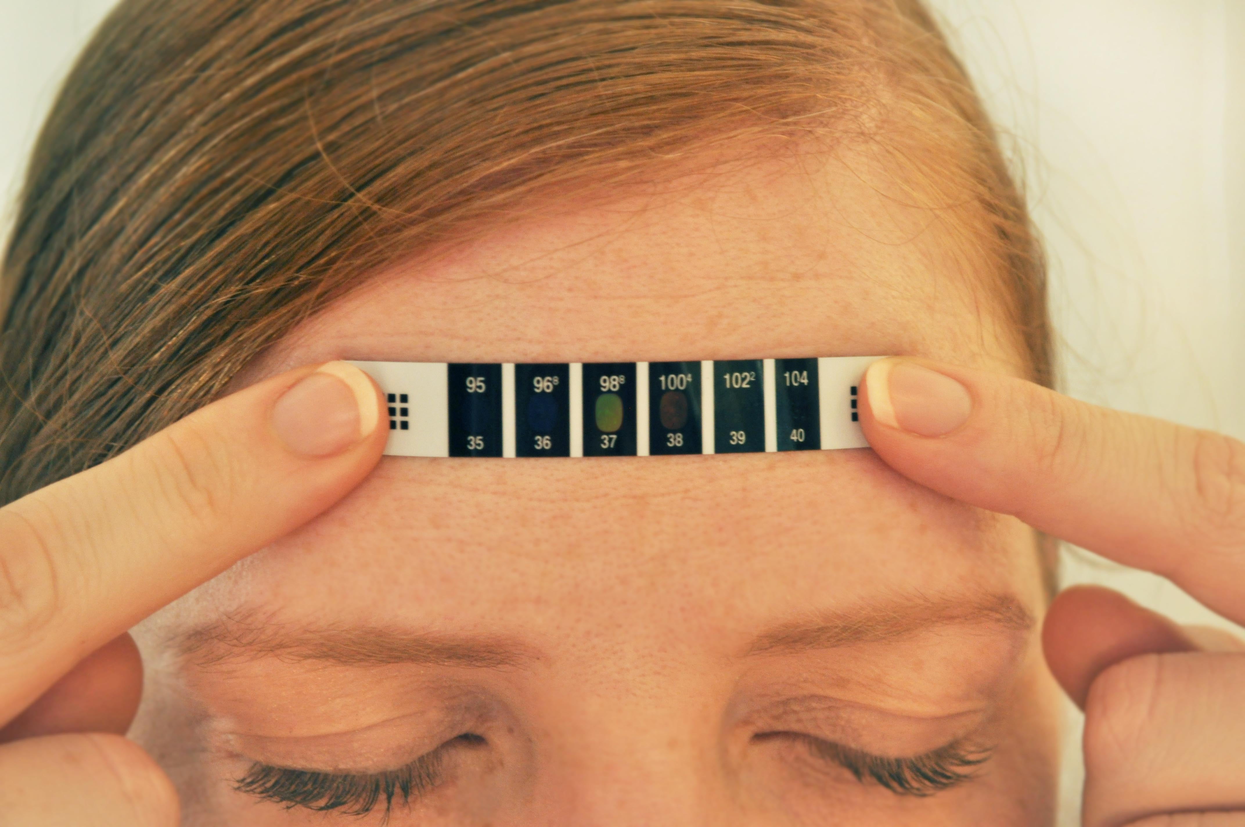 Reusable Forehead Thermometer Strips For Adults and Children (112 Count)