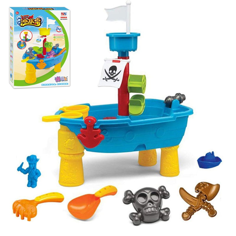1set Kids Flower Pot Sand Beach Toys Baby Bath Water Toys Educational Tool GS 