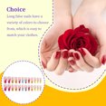 thumbnail image 3 of Faux Ongles Longs en Forme de Cercueil Résistants aux Rayures, Ongles à Presser Amovibles, Pointe d'Ongle Ajustable, Autocollants de Manucure pour Filles Type 1, 3 of 8