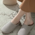 thumbnail image 6 of KANG Cozy Striped Slippers Indoor Outdoor Soft Comfortable Warm Slip On Fuzzy Home Shoes For Ladies, 6 of 7