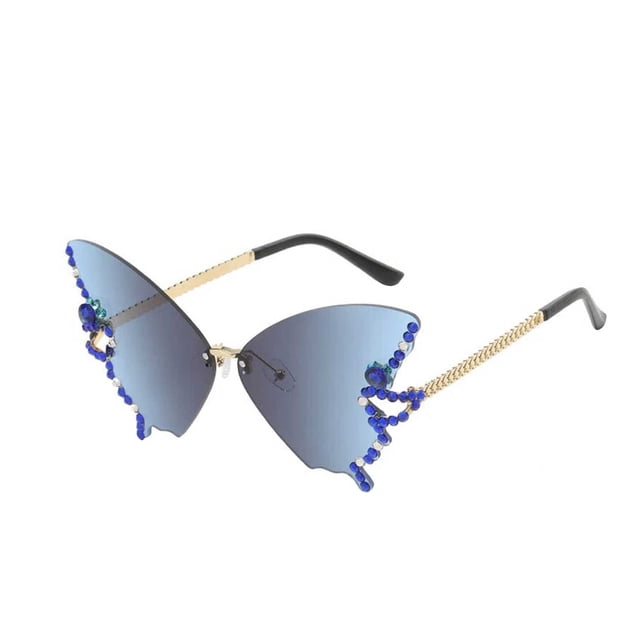 Lunettes de Cyclisme pour Femmes avec Design de Bijoux et Strass Surdimensionnés