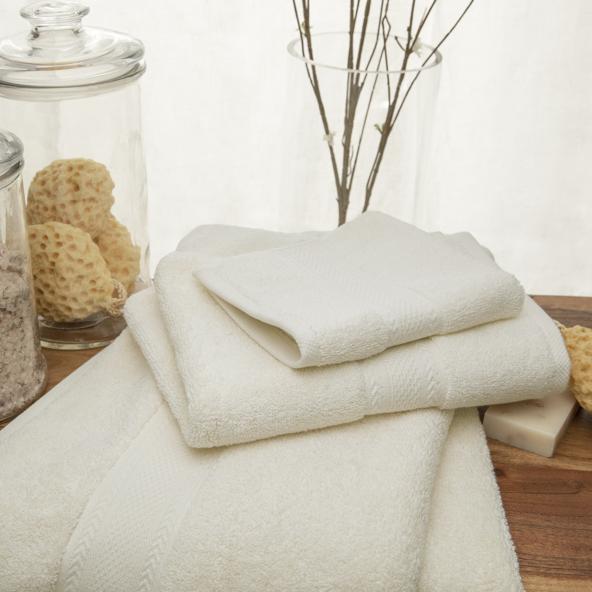 Endure Luxury Super Soft 100 Percent Cotton 6 Piece Bath Towel Set - image 3 of 3