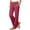 Pink, variant on Dagugfen Golf Pants for Women Straight Leg Full Length Elastic High Waisted Sports Casual Pants with Pockets(XL,Purple)