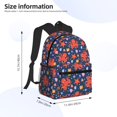 thumbnail image 4 of Wukai Sea Animals Versatile Backpack:Spacious,Organized,Comfortable,Ideal for Travel and Everyday Use with Multiple Pockets and Padded Straps, 4 of 8