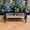 Black Legs, variant on Better Wood & Home Rectangular Rustic Farmhouse Solid Wood Bench, Walnut Finish Dining Bench
