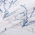 thumbnail image 2 of Cortinas de media ventana para cocina, diseño natural, ramas de árbol, estilo cafetería, lino rústico, textura floral, juego de 2, para baño, 68 cm de ancho x 61 cm de largo, amarillo/gris (juego de, 2 of 8