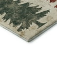 thumbnail image 3 of Addison Rugs Mayfield Premium Machine Washable Transitional Holiday Christmas Tree Ivory Rectangle Rug, 10' x 14', 3 of 7