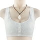 thumbnail image 2 of Gibobby Brasieres Comodos Para Mujer Ropa interior con botones frontales Sexy informal a la moda para mujer sin aros chaleco de talla grande sujetador(Blanco,Grande), 2 of 4