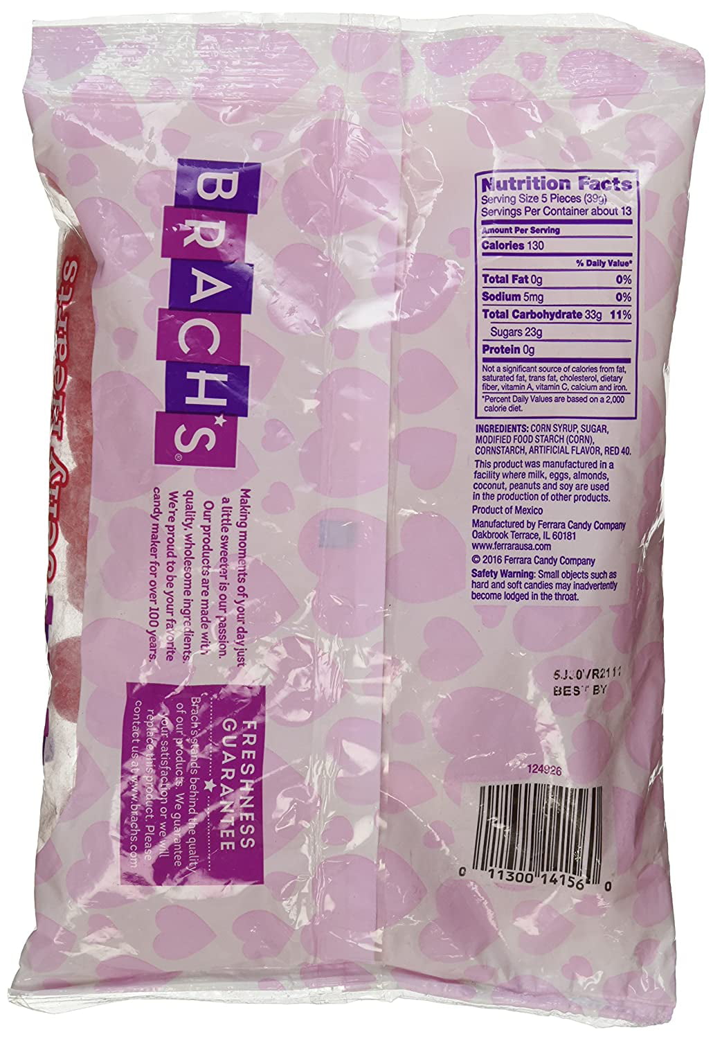 Brach's Cinnamon Jelly Hearts: 12-Ounce Bag