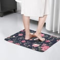 thumbnail image 4 of Pioneer Flower Floral Print Flannel Non Slip Door Rugs,Washable Door Mats Indoor,Decorative Door Mats,Dirt-Resistant and Absorbent Doormat for Entrance,Bedroom,Kitchen,Bathroom,23.5"x16", 4 of 5