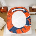 thumbnail image 5 of jejeloiu Football Game Full Size Sheets,Rugby Sport Helmet Bed Sheets For Ball Gamer 4-Piece, 5 of 7