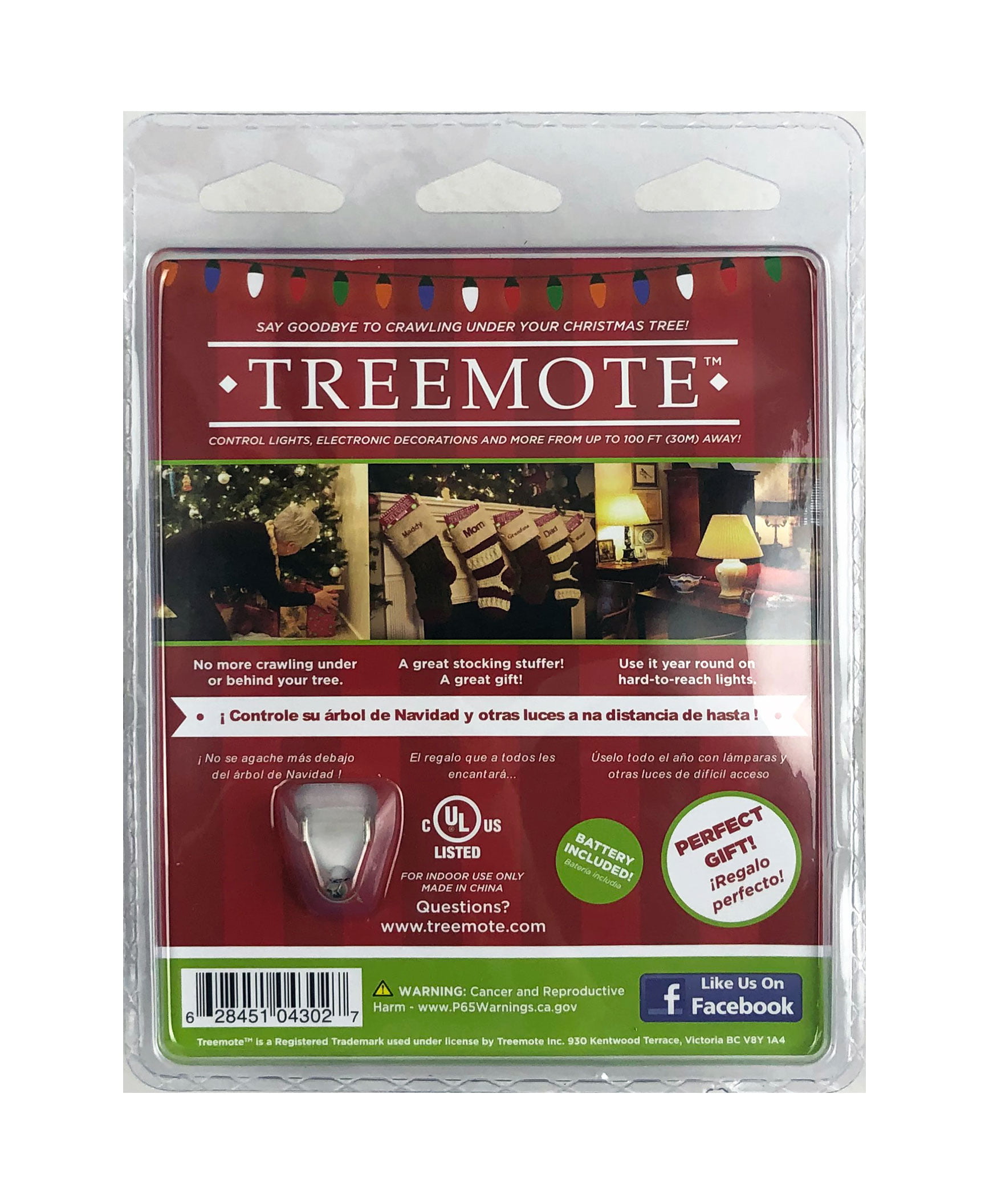 Treemote Christmas Tree Remote Wireless Switch Controls Lights &  Electronics 