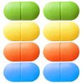 thumbnail image 1 of Coofit 8PCS Pill Case Portable 6 Grids Plastic Pill Organizer Pill Box for Traveling, 1 of 10