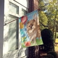 thumbnail image 2 of Happy Birthday Pomeranian Flag Canvas House Size, 2 of 4
