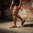 thumbnail image 4 of BERANMEY Men's Flip Flops with Arch Support Comfortable Thong Sandals for Men with Cushioned Footbed Wide Toe Box Non-Slip Design Perfect Summer Beach Shoes, 4 of 8