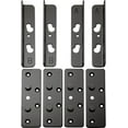 Surface Mounted Keyhole Bed Rail Brackets