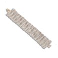 thumbnail image 3 of SOHI Women Gold-Toned White Gold-Plated Wraparound Bracelet, 3 of 5