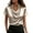 Beige, variant on Womens Silk Satin Blouses Elegant Short Sleeve Shirt Casual V Neck Blouses Fall Work Trendy Silky Top Red XL