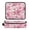 Cherry Blossoms Pattern, variant on Hair Tool Organizer Bag with Heat Resistant Mat Removable Travel Storage Case for Hot Air Brushes Curling Irons Rainbow Cabbage