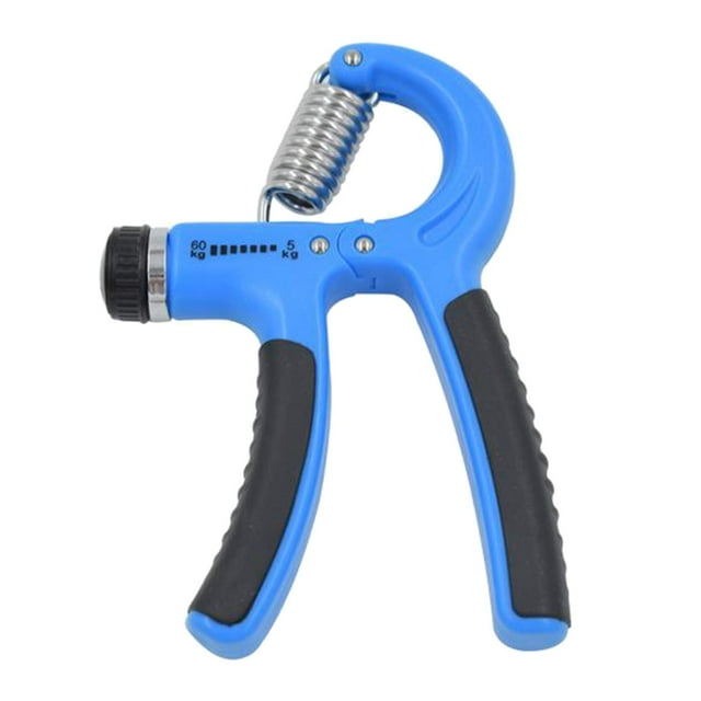 Entrenador de ejercicio de fuerza de antebrazo de muñeca fortalecedor de agarre de mano ajustable de 5-60 kg Azul kusrkot Agarre de dedo profesional