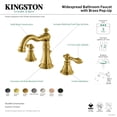 thumbnail image 2 of Fauceture FSC1974ACL American Classic Widespread Bathroom Faucet, Black Stainless, 2 of 4