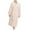 White, variant on Womens Plush Soft Robe Fashion Winter Warm Fleece Sherpa Long Sleeve Belted Midi Bathrobe with Pockets