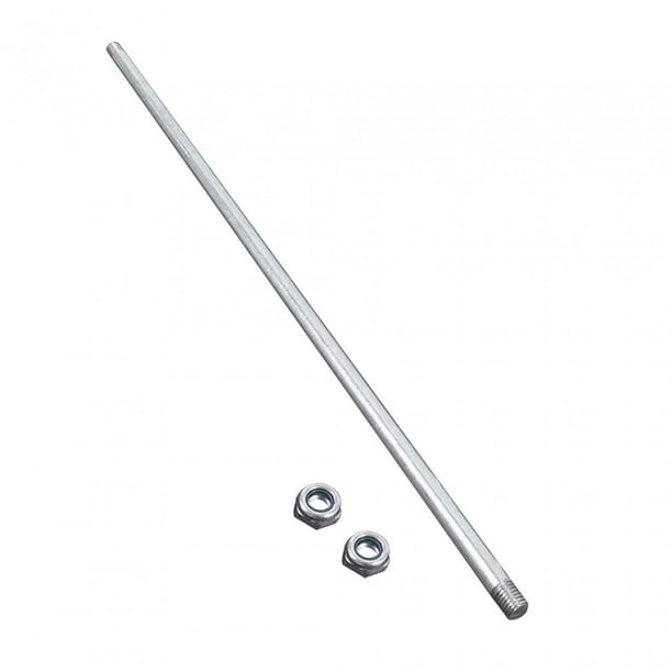 Piezas de eje de carretilla manual, barra de tuerca, eje de metal para equipo de carretilla 38cm x 08cm