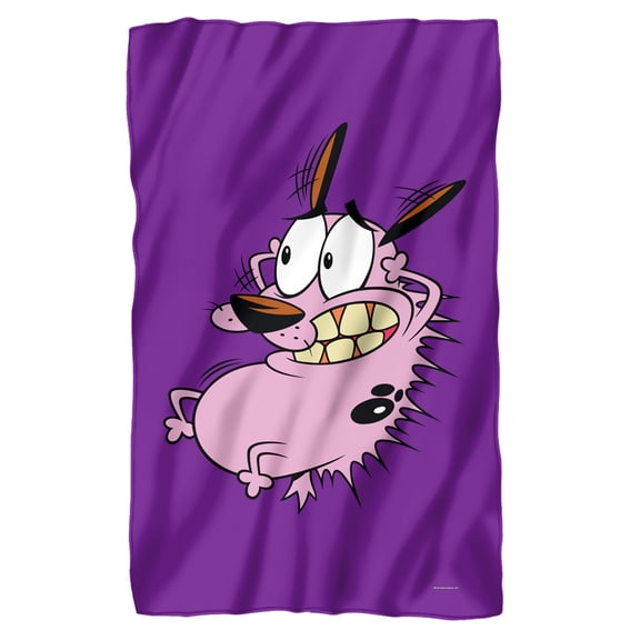 Courage The Cowardly Dog Blanket, Season 3 Cover 36"x58", Fleece Blanket