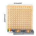 thumbnail image 3 of A Wooden Multiplication Board Game Version A Math Learning Toy For Kids Educational Stem Toy Christmas Gift Perfect For Homeschool, 3 of 8