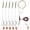 Type B, variant on Carp Fishing Rigs Kit, Boilies Bait Rigs with Sinker Corn Bait Curved Barbed Hook Swivel Carp Fishing Accessories Equipment