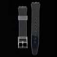 thumbnail image 4 of Correa de reloj clásica de caucho de silicona impermeable y lavable de 17 mm para smartwatch Transparente, 4 of 9