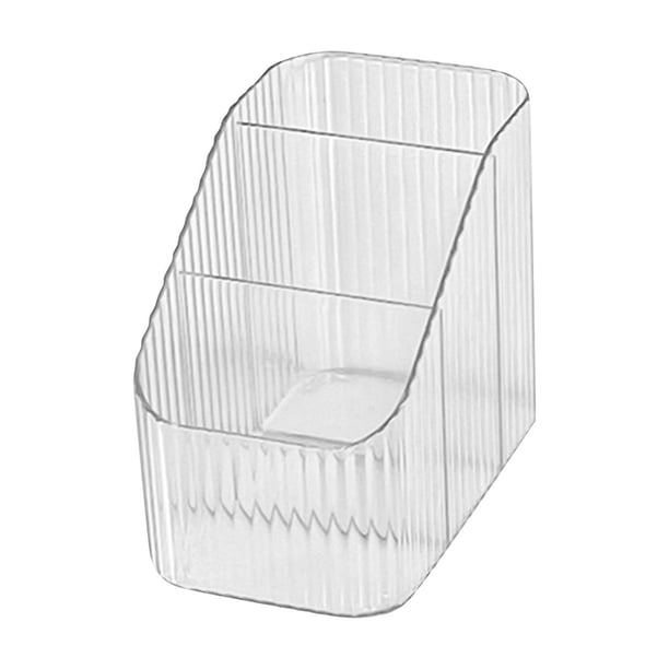 Hot Sale!Luxury Storage Box, Desktop Cosmetic Pen Holder, Makeup Storage Bucket, Transparent Trapezoidal Cosmetic Shelf