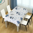 thumbnail image 4 of Yayeee Tablecloths 60" x 90" Rectangle Wrinkle Resistant Party Table Cover, Cartoon Snowmen, 4 of 8