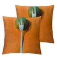 thumbnail image 2 of Nawypu Decorative Throw Pillow Covers Kiwi Fruit Plastic Green and Minimalism Pastel Accent Box Bright Color Colorful for Bedroom,Set of 2, 2 of 6