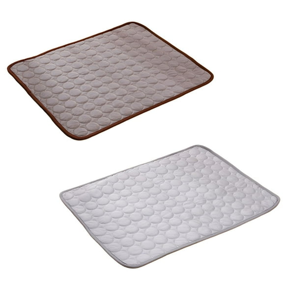 BESTSKY 2Pcs Dog Mat Adjustable Fit Pet Blanket Cats & Dogs Dog Crate Pad Style1