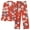 Red, variant on Tnhcen 2 Piece Women's Silk Satin Long Sleeve Pajamas Set Button Down Sleepwear Lounge Set Pj Set S-2XL