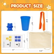 Bmag 36 Counting Bears With Matching Sorting Cups, Preschool Learning Toys Color Recognition Educational Math Games Toy Gift for Kids
